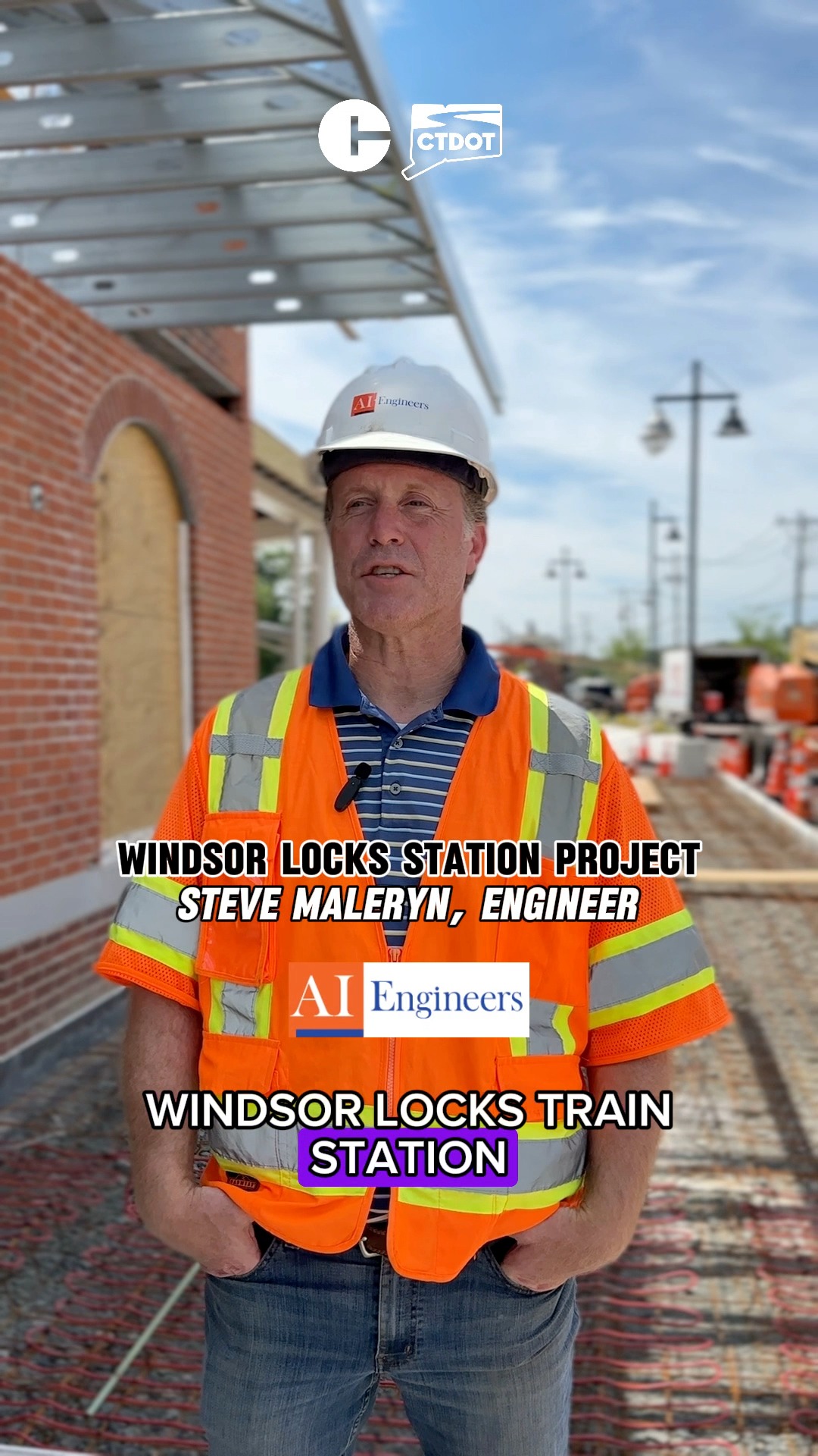 We've made A LOT of progress with building the new Windsor Locks ...