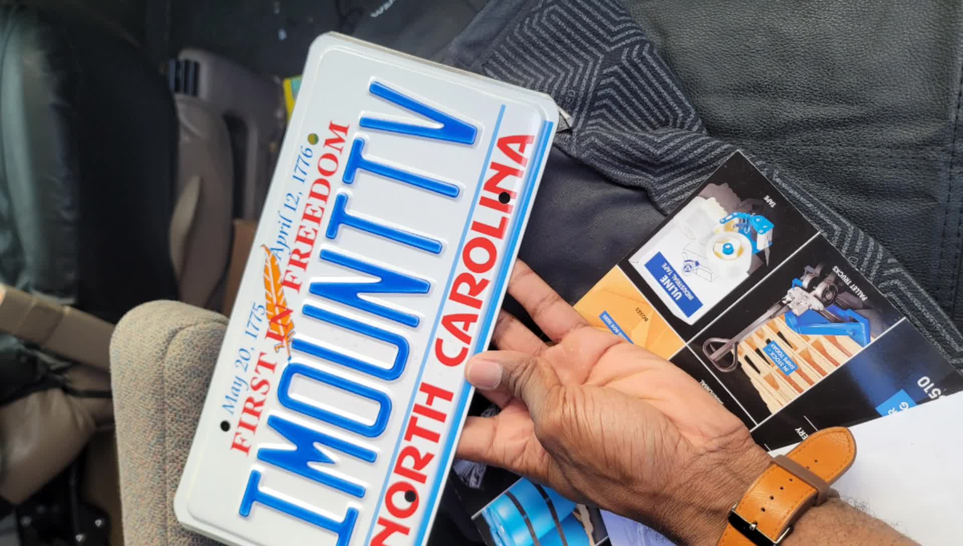 Finally got my custom plate😁