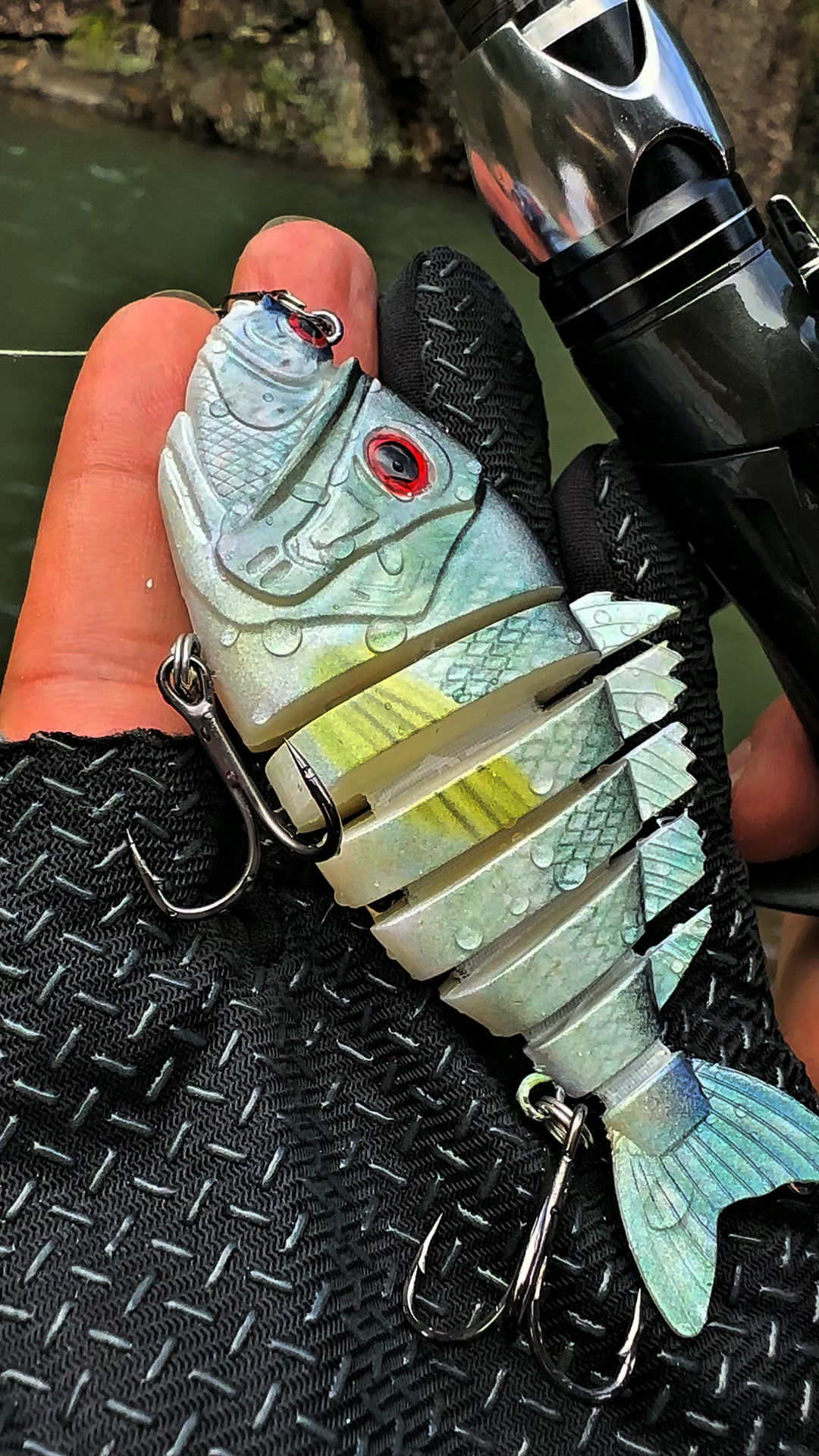 fishing rod holder rail mount RAM RAP-370-R RAM Light Speed with Size:20# 2188yds Flame Green you can rotate the ambassador ABU GARCIA ABUMATIC 276i