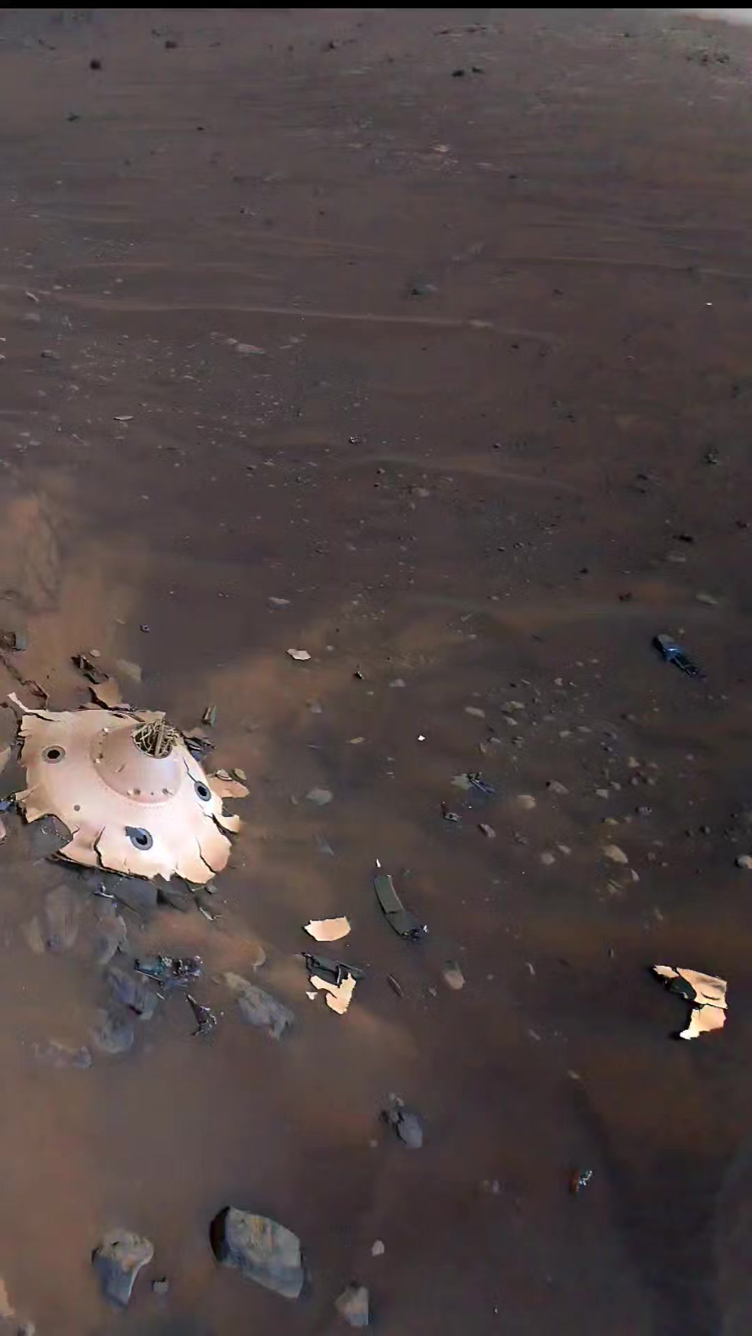 Something crashed on Mars surface 225 Million kilometres away from ...