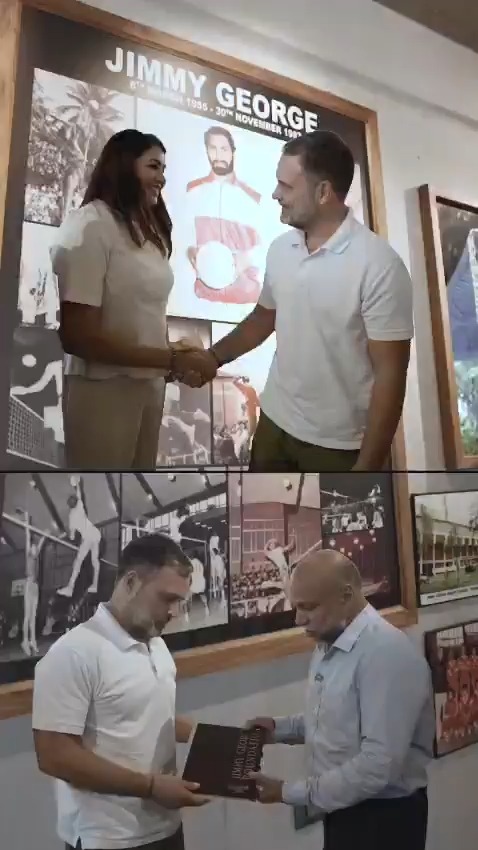LoP Shri Rahul Gandhi met the George family as they shared stories of ...