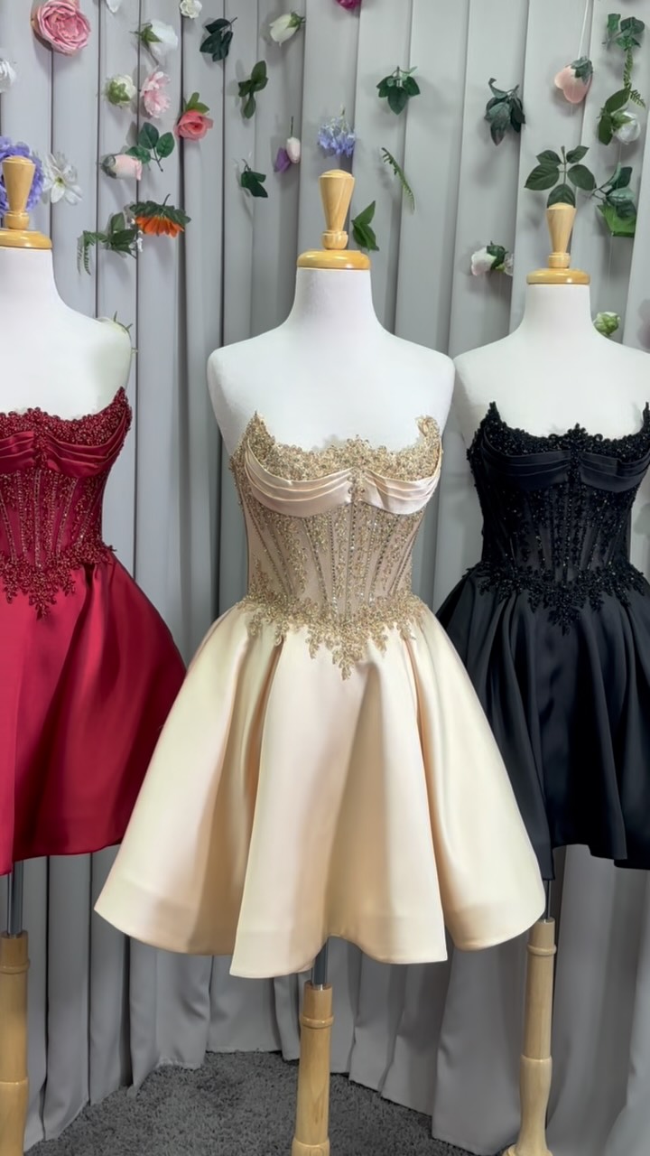 stores in the mall that sell homecoming dresses Shop early this hoco! Find your dress and beat rush 👀👗✨ , 📍Located inside North Star , ✨All are sold off the rack! , #formaldress #hocodress #shortdress #sanantoniotexas black & gold