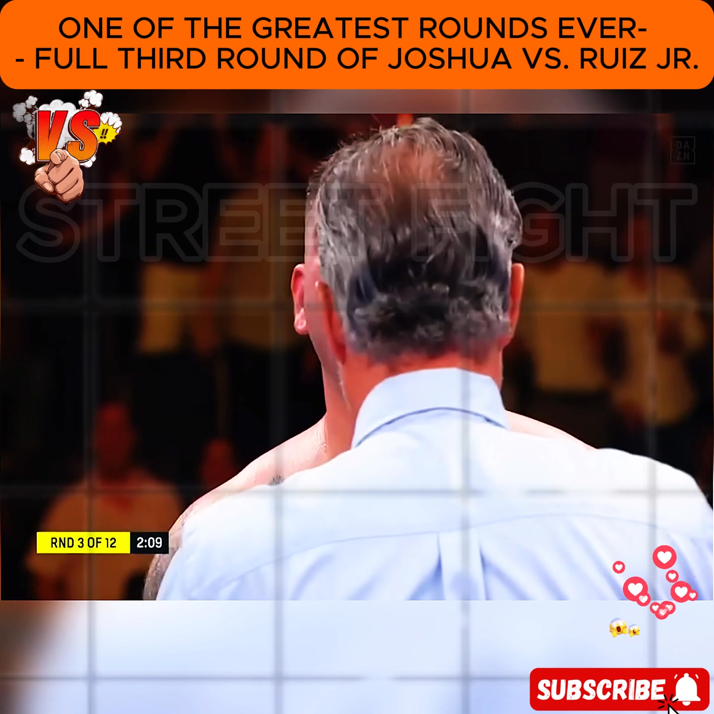 One Of The Greatest Rounds Ever Full Third Round Of Joshua vs. Ruiz Jr ...