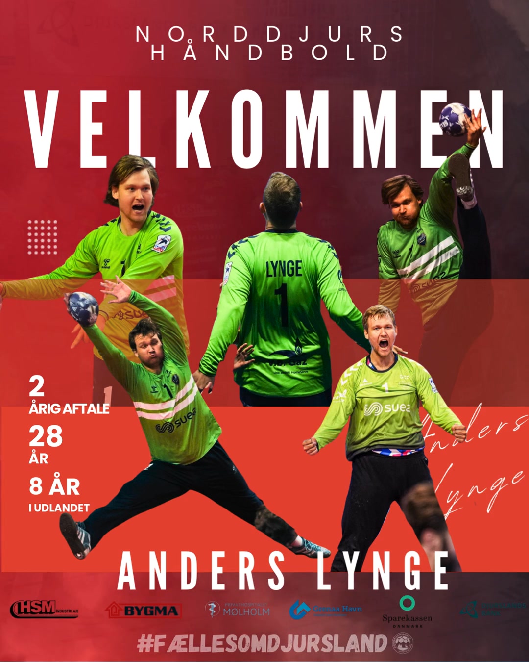 VELKOMMEN TIL NORDDJURS, ANDERS LYNGE! 🔴⚪️🔥 Endelig kan vi løfte sløret ...