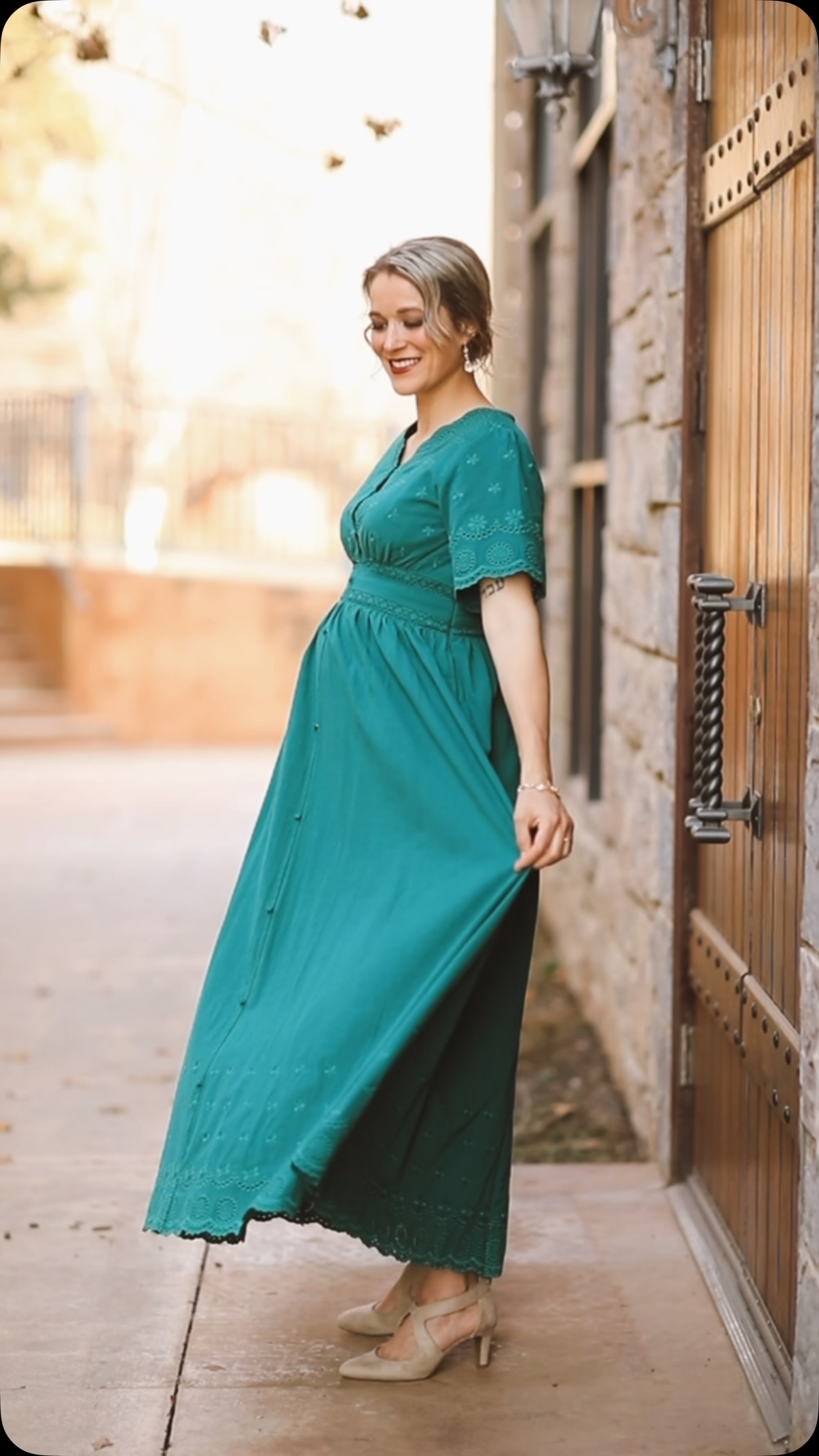 green cut out long sleeve dress TROPICAL Maxi Plus Size Compact knit Blue Tulle Long Sleeves island goddess collection Color:Black/Fuchsia
