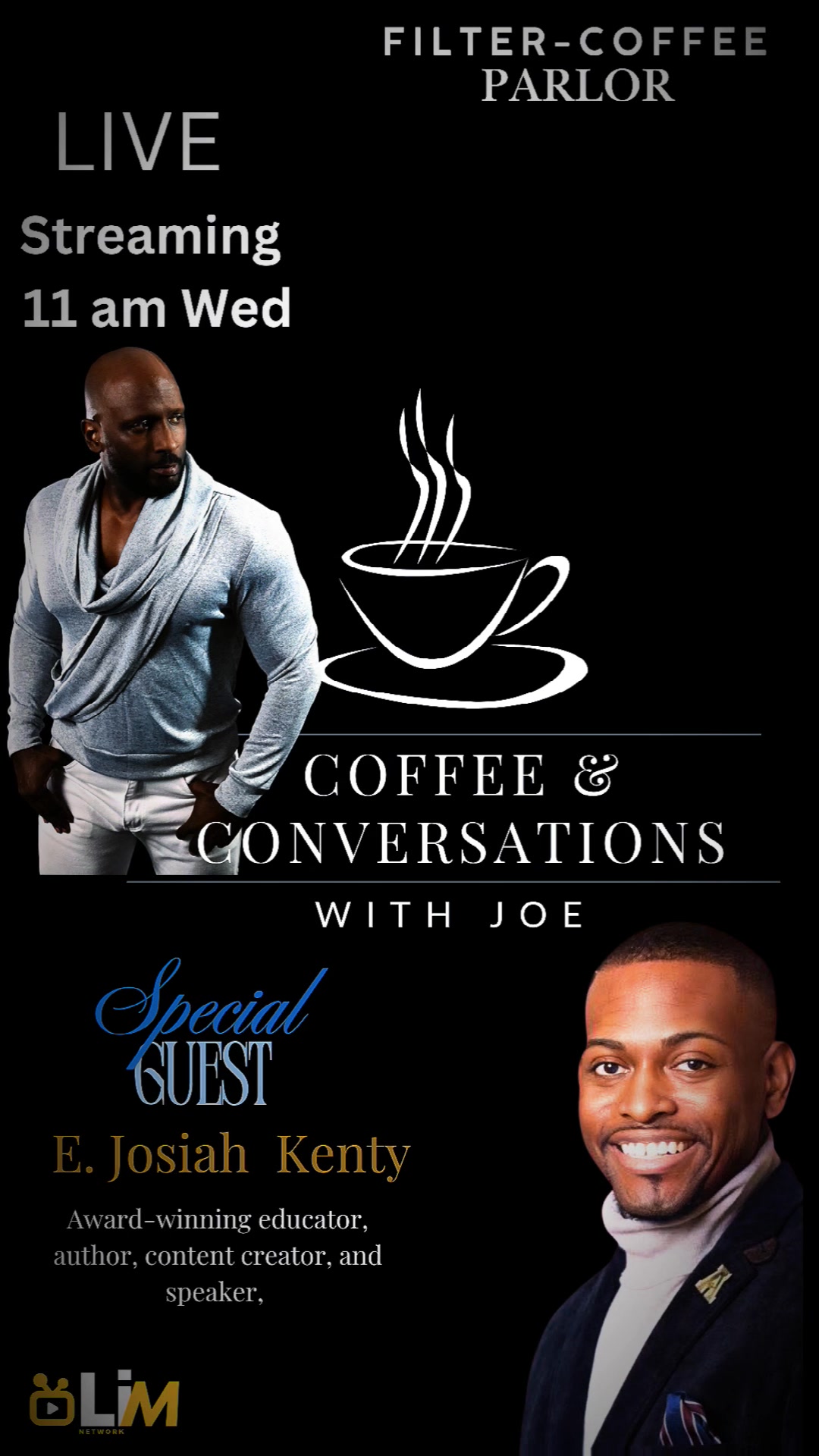 🎙️ This Week's Guest on Coffee & Conversations with Joe: E