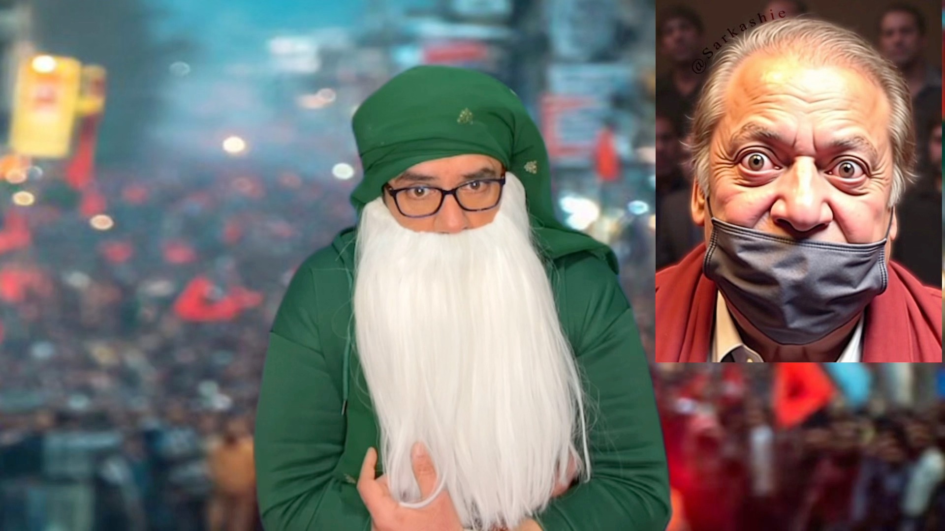 بابا جی نے نواز شریف کی لال کر دی 😂 | S Ahmed | Facebook