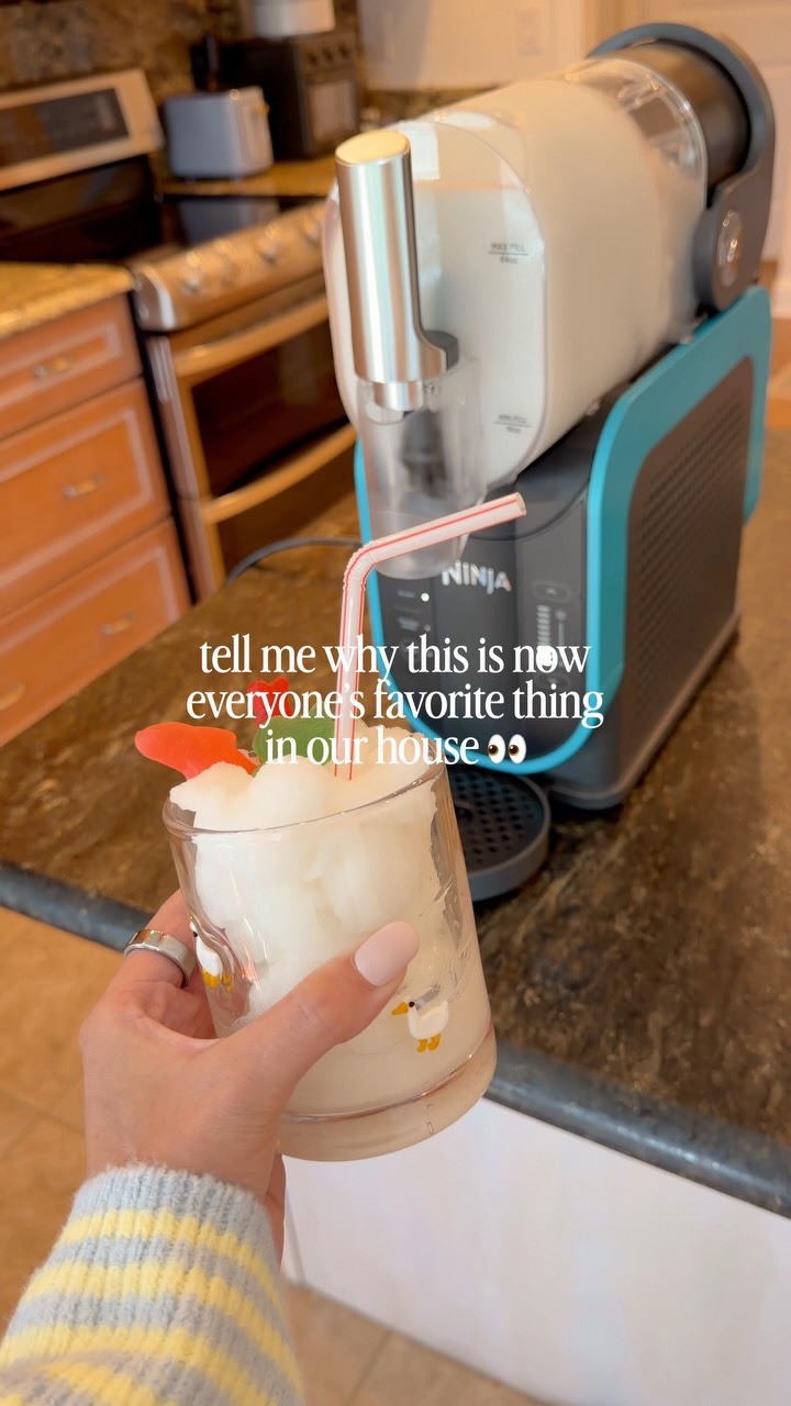 #qvcpartner The Ninja SLUSHi is officially my families MVP 🫣✨ Love we can make frozen drinks for us, fun slushies for the kids! It’s a must have! 👏🏻 Grab one on sale now from QVC ! Comment SLUSH to