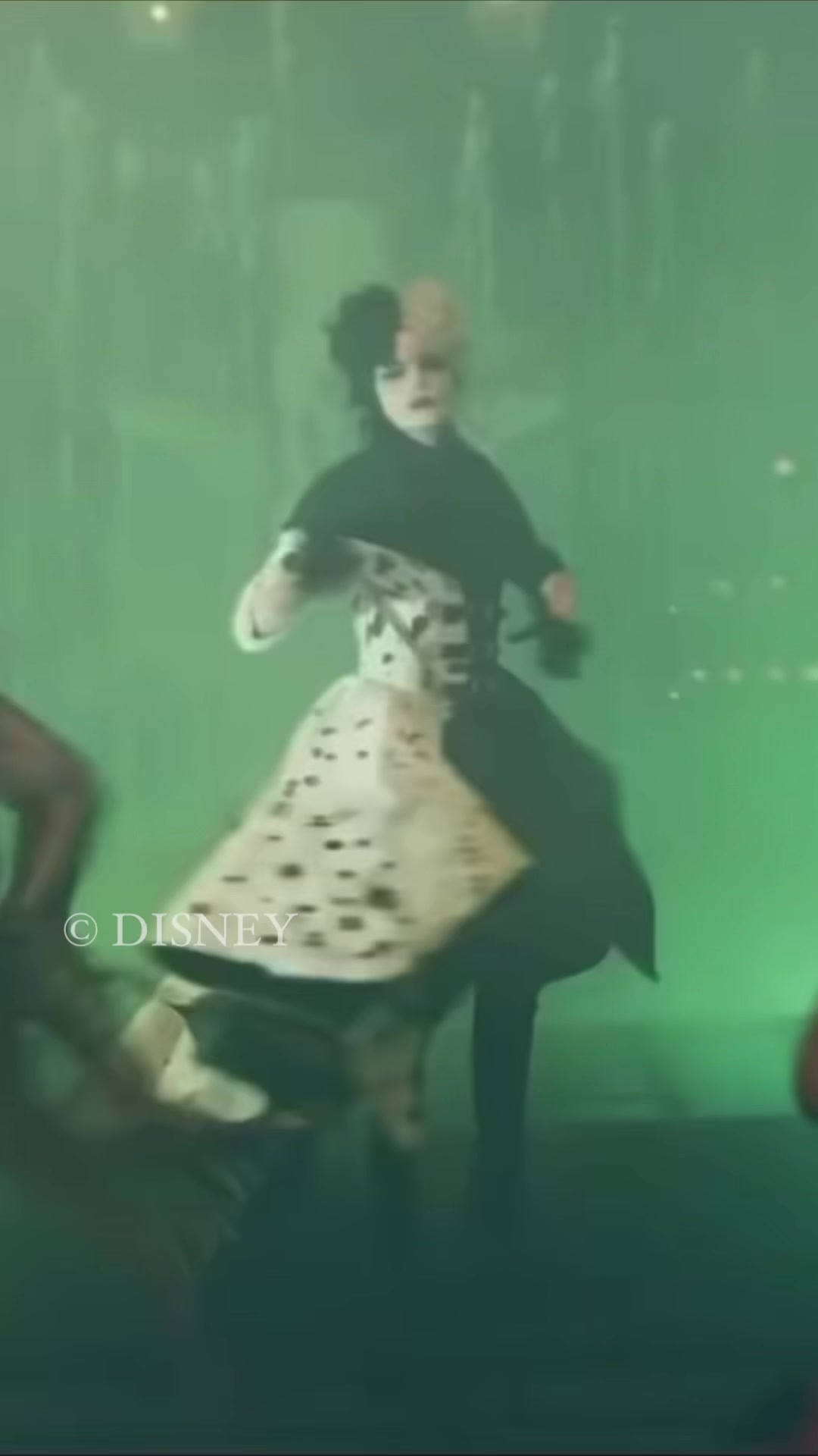 Upcycled Cruella costume for 12-year-old boy