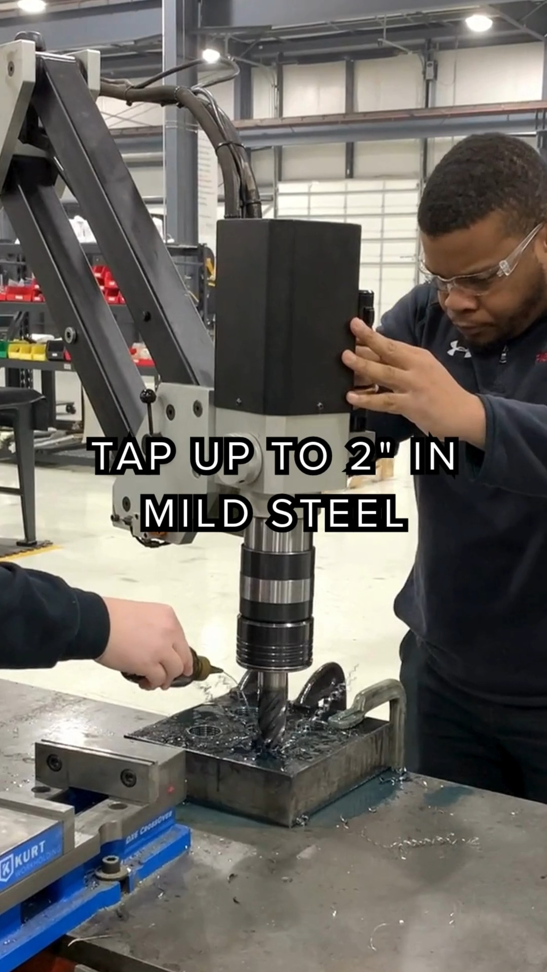From tapping to deburring to thread repair. FlexArm handles large-part ...