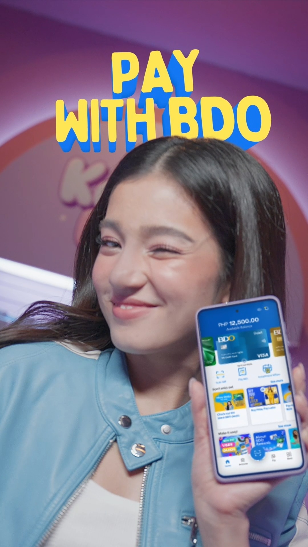 If you want it, just get it and PAY WITH BDO DEBIT! 😍 📱Scan to Pay with ...