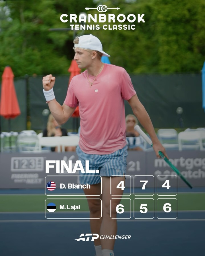 katre klow @marklajal capping off his day 1️⃣ success with a huge W over Darwin Blanch in round of 3️⃣2️⃣ | Cranbrook Tennis Classic Best B12 Injection (Health Fxmed Size:500mg