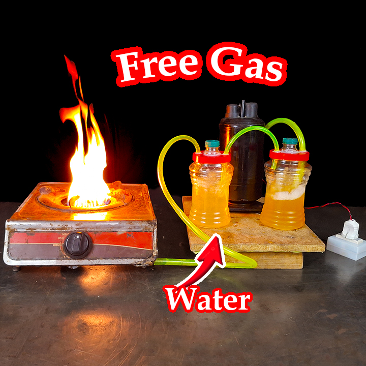 How to Make Free Gas at Home | Lpg Gas Using Petrol and Water | Rana ...