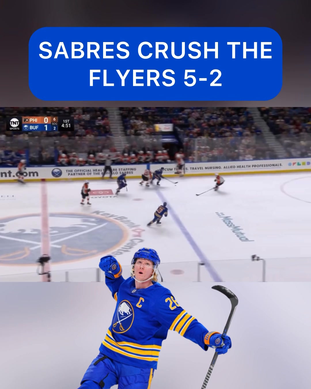Sabres are on FIRE!!! #Sabres #Sabrehood #letsgobuffalo #BuiltInBuffalo ...
