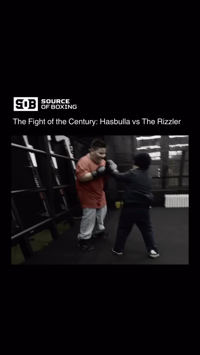 The Rizzler ate a right hand from Hasbulla 🎥 @calebpressley #Boxing # ...