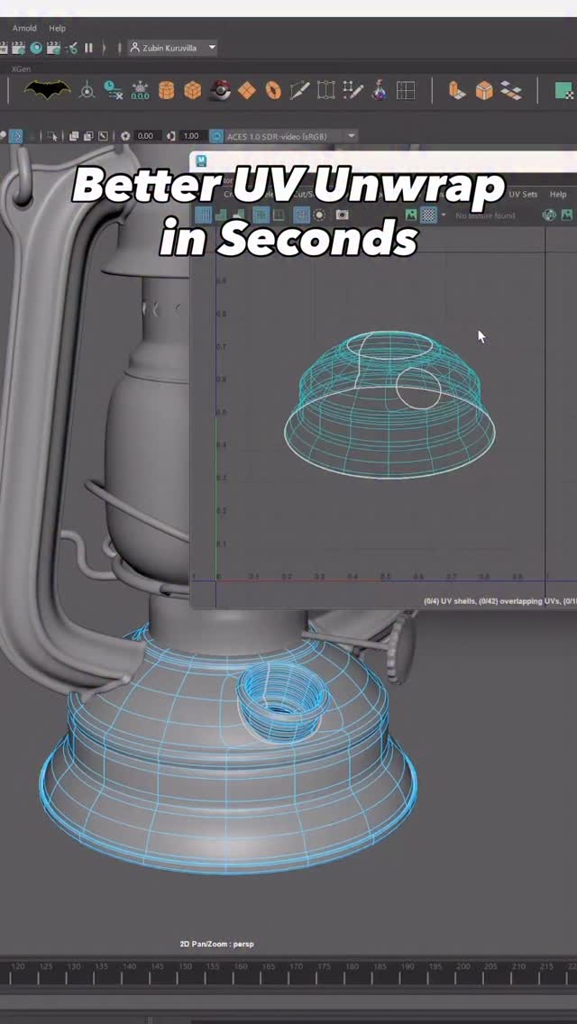 Clean cylindrical UVs with just a few clicks! The projection ...