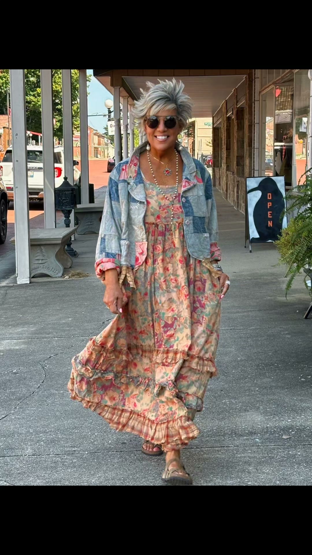 dress and jacket for older ladies Artistically styled to express your inner goddess. women like to fun, too!! Call 618 808 0281 or 618 406 4244 yours today! We ship nationwide. | Minerva Boutique dev-position-100-and-under:number:99