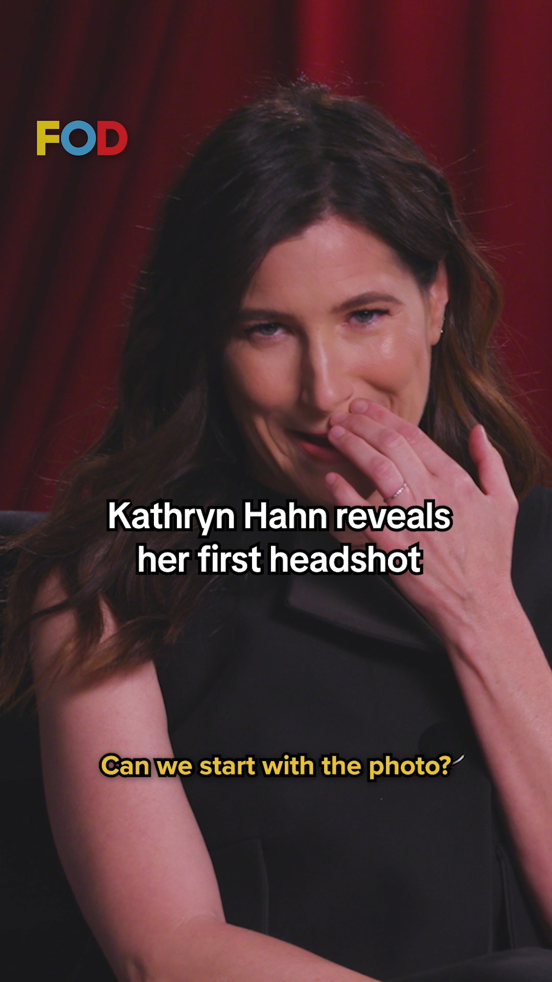 Golden Globes presenter Kathryn Hahn tells the story about her first ...