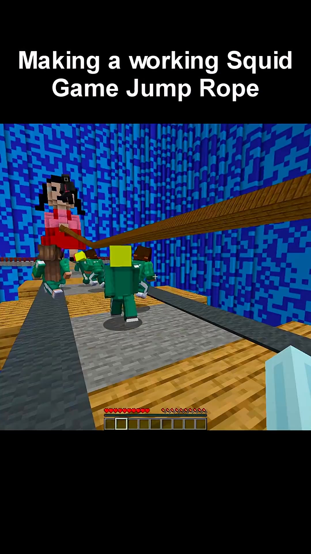 Minecraft Squid Game Jump Rope #minecraft #minecraftmemes # ...