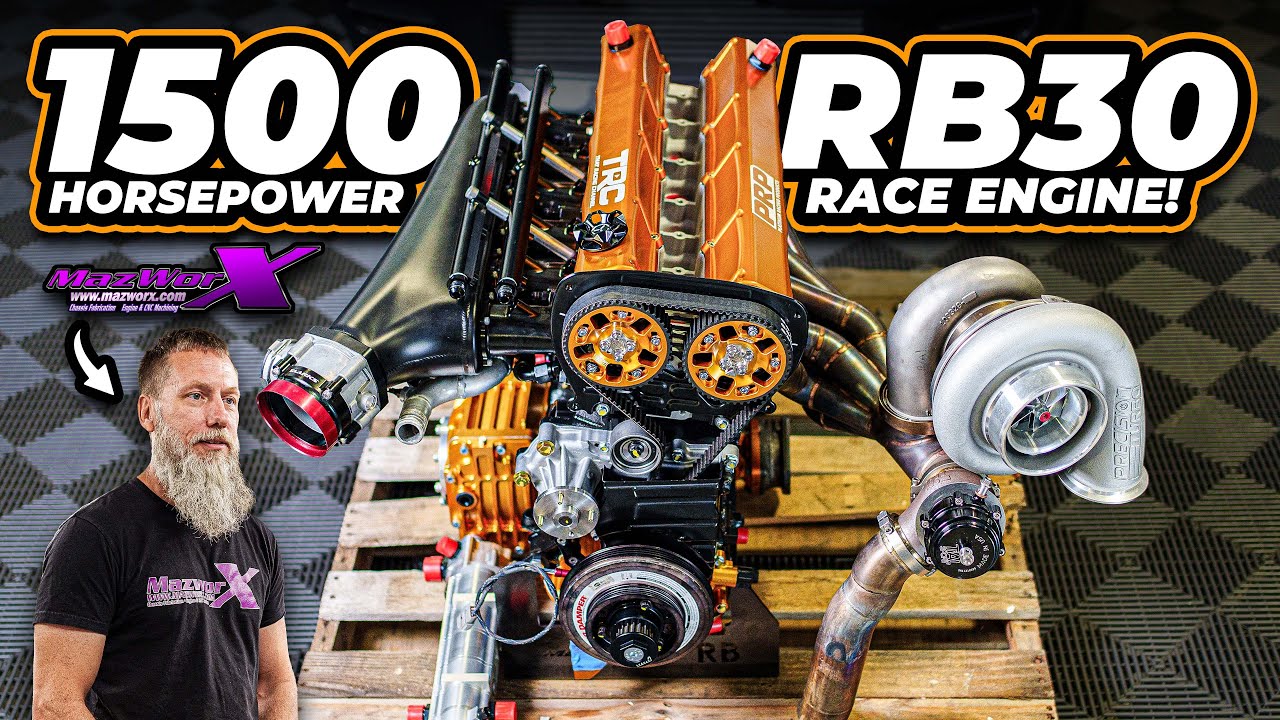 1500HP RB30 Race Engine Build Full Start to Finish with Mazworx | That ...