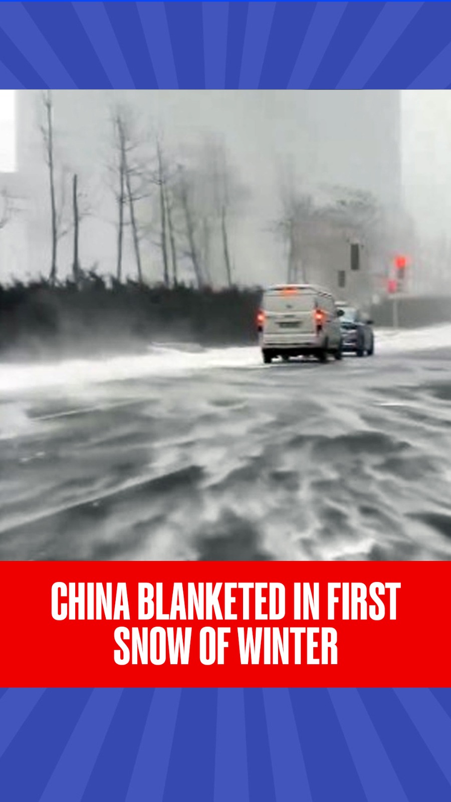 China’s first snowfall of the season arrived on December 2 ...