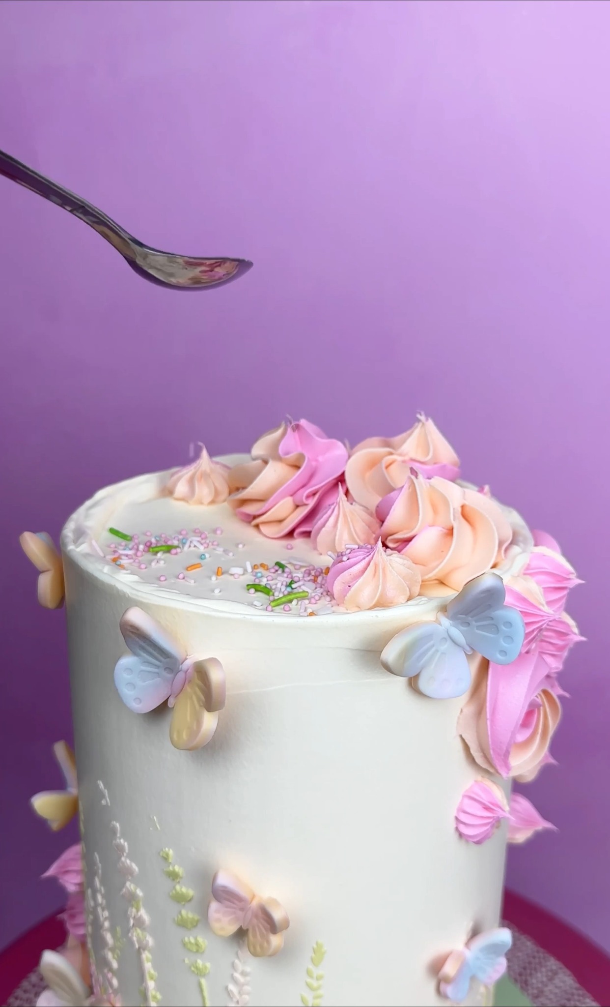 Pretty Pastel Buttercream Easter Spring Cake by @yoras.cakes using ...
