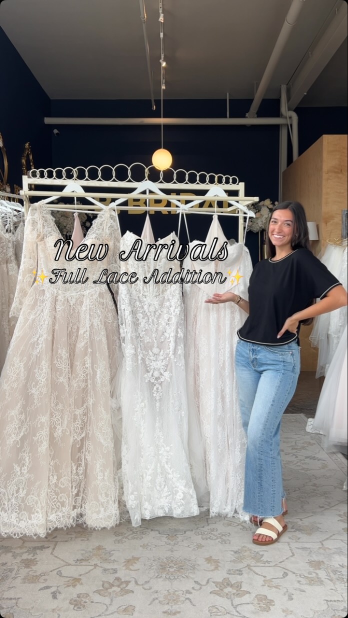 wedding dress shops in bowling green ky Sunday Spotlight on these three gorgeous new arrivals!, If you are looking for a full lace gown, Meguiar, Milano, and Alyssa have got you covered!😍, #laceweddinggown #weddingdressinspiration Lace