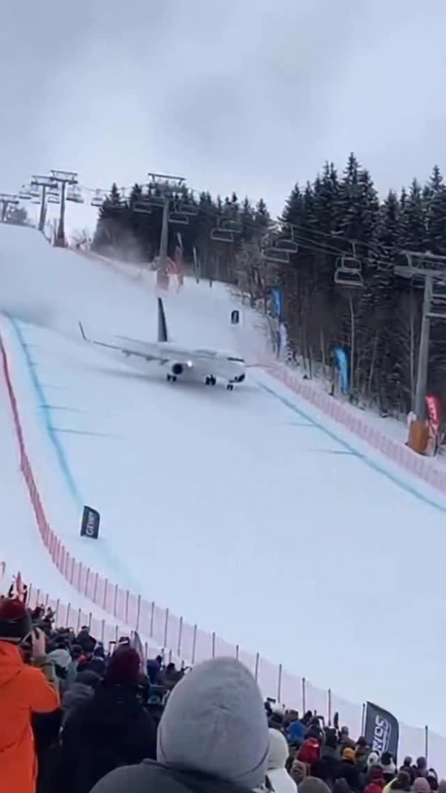 Passenger Plane Tries to Take Off from a Ski Resort Mountain… Is This a ...