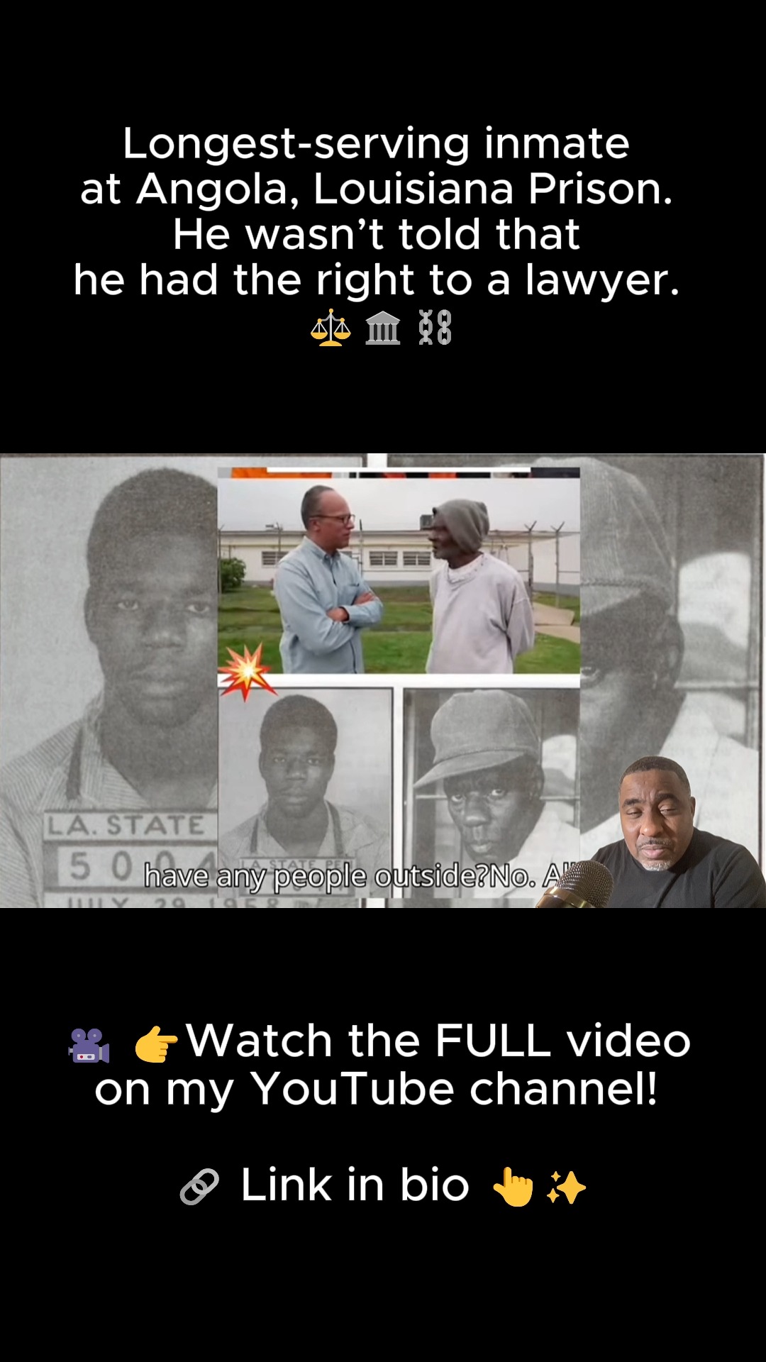 From a 15-year-old boy to a lifelong inmate. NO visits, NO outside ...