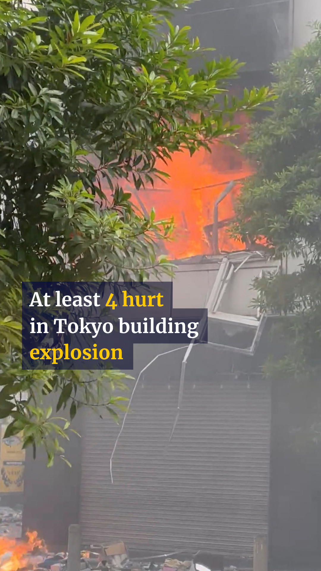 Explosion rocks eastern Tokyo