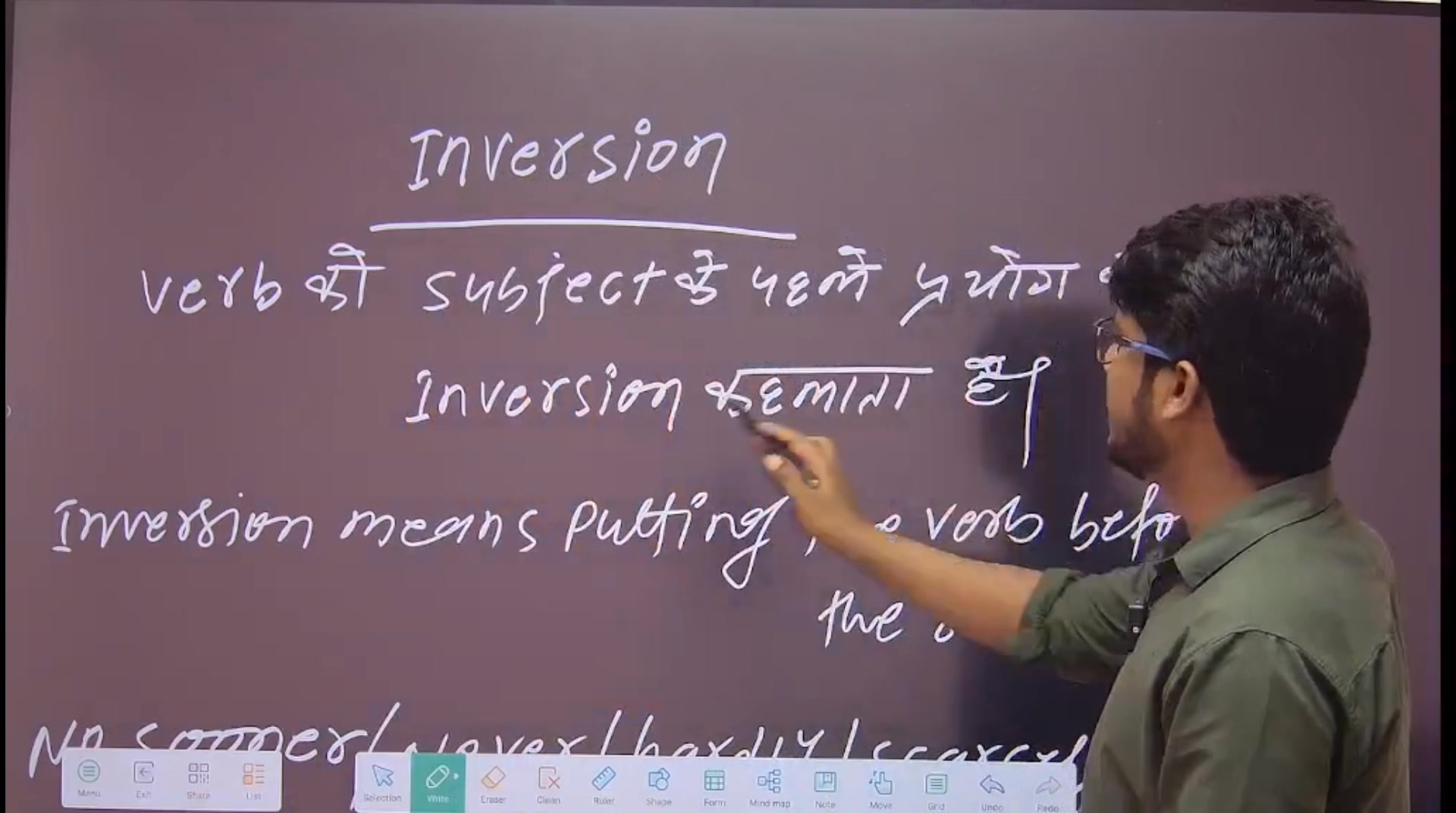 Inversion | Adverb | English Grammar | Competitive English Grammar | No ...