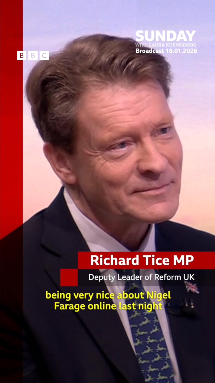 Deputy leader of Reform UK addresses defection speculation | BBC Sunday ...