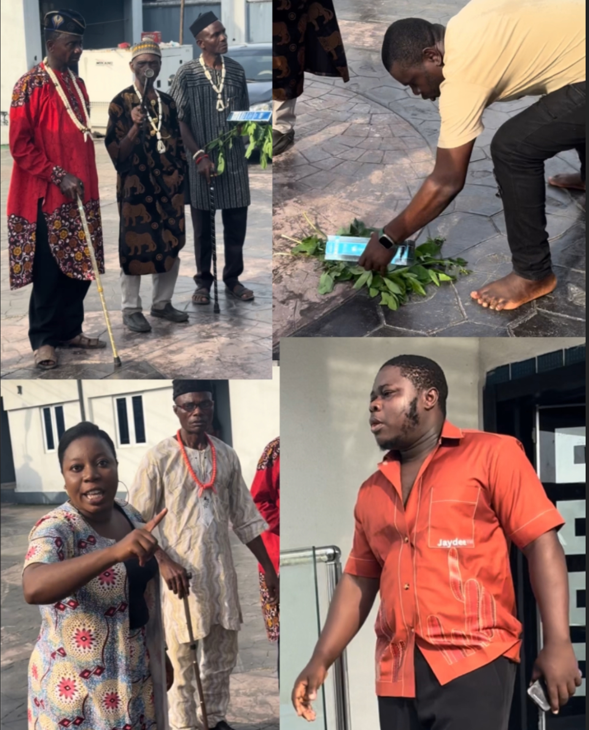 the elders came to return the drink odogwu gave them with some ...