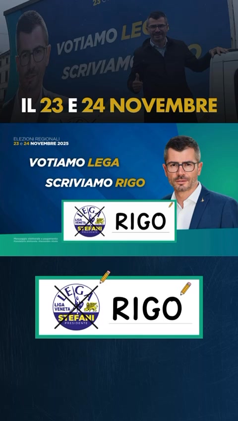 Insieme, ancora, per Verona e per il Veneto 🦁 Il 23 e 24 novembre: 🗳️ ...