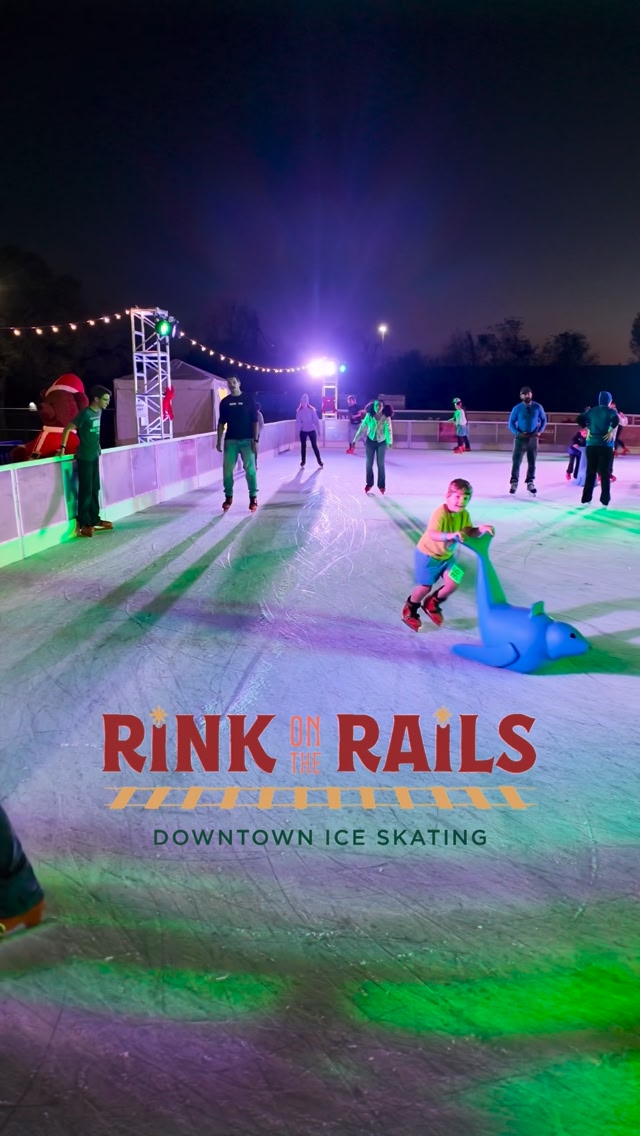 Rink on the Rails, a real ice rink, is located at 301 S. 4th St in ...