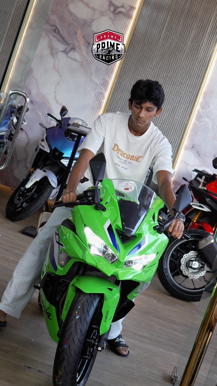 💚🏍️ DELIVERY COMPLETE! 🏍️💚 The Kawasaki ZX-25RR from Prime