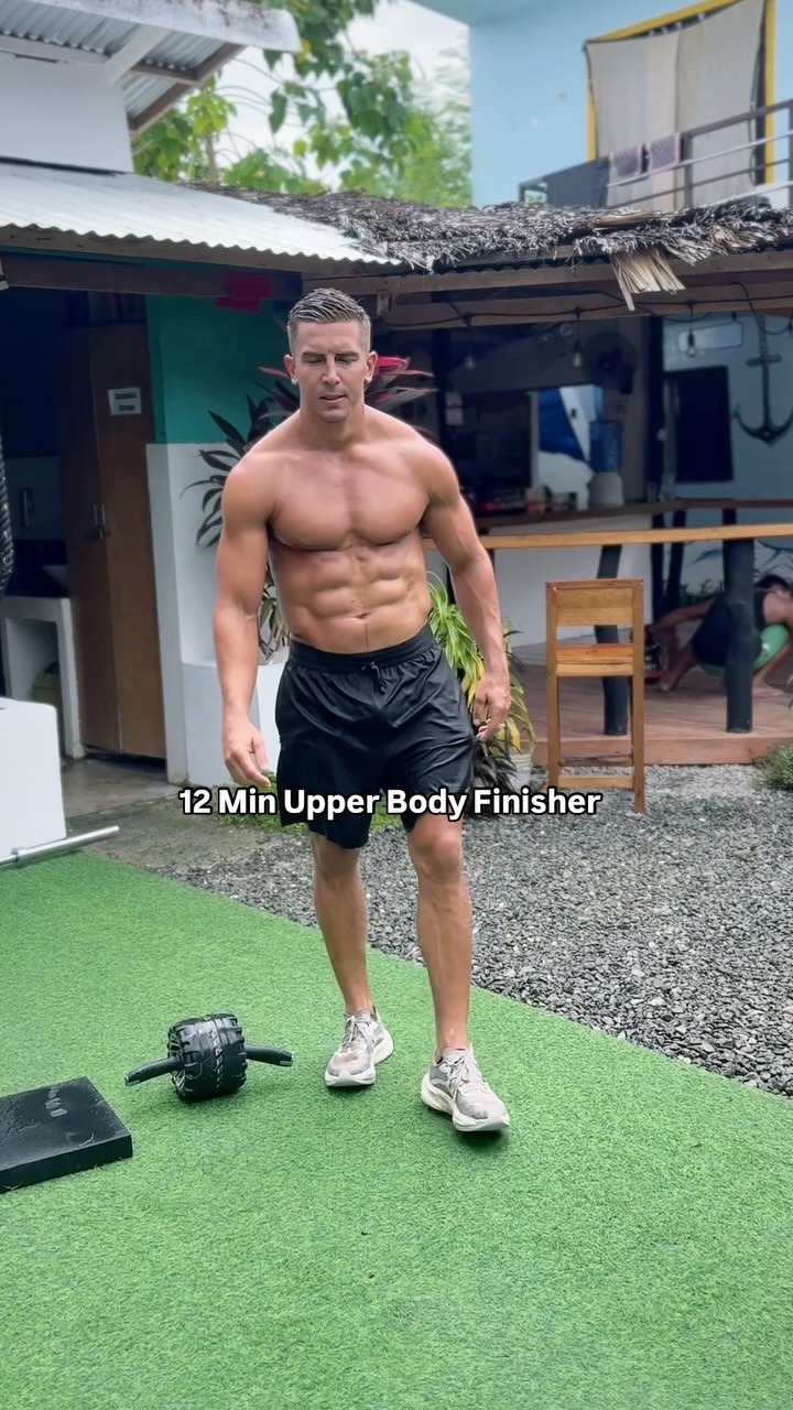 Upper Body Finisher 🔥👇🏽 @truehuscle Muscle Programme 12 Min. EMOM: (4 ...