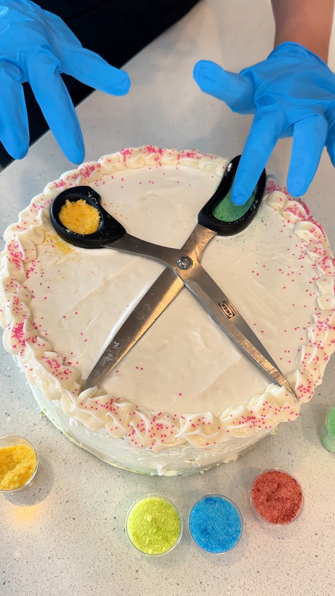 Scissors transform cake | Baking Gone Wild | Facebook