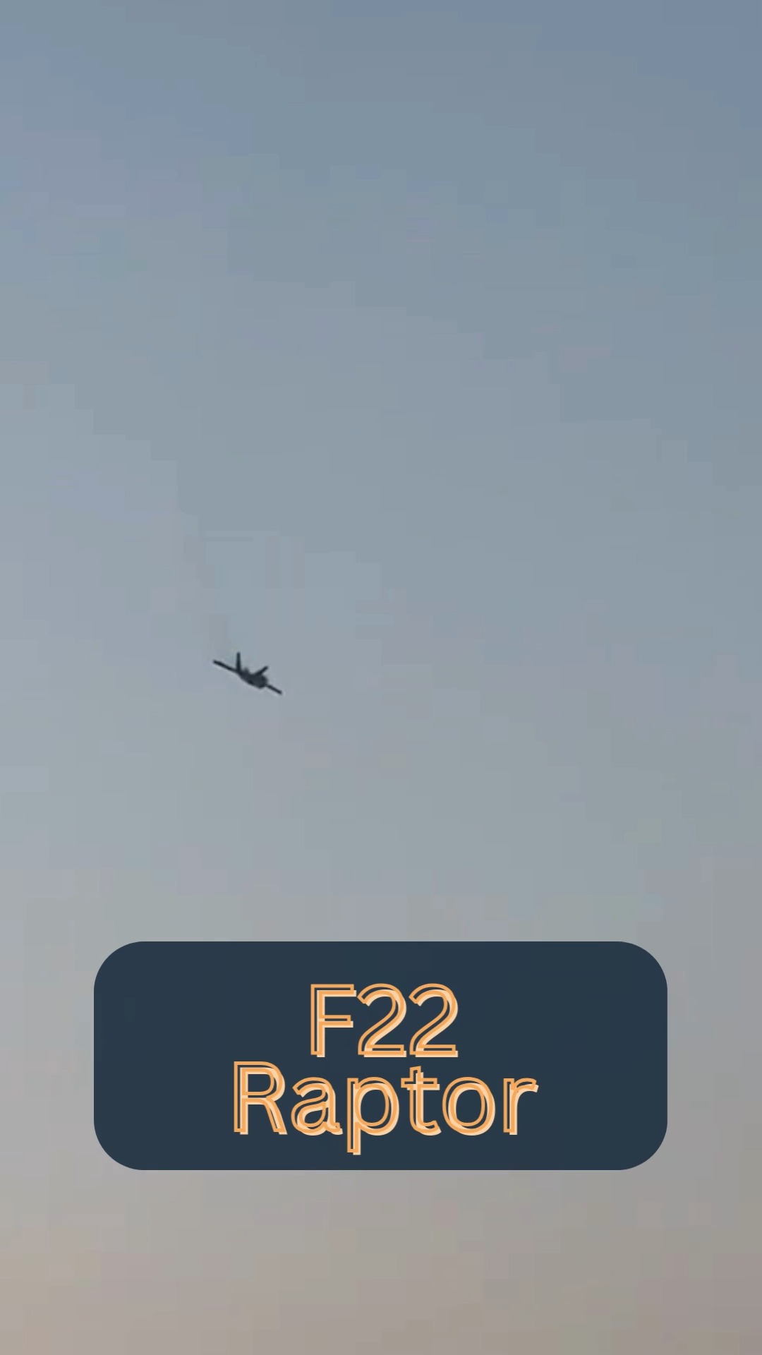 The F22 Raptor looks like it came straight from the future. Sharp ...