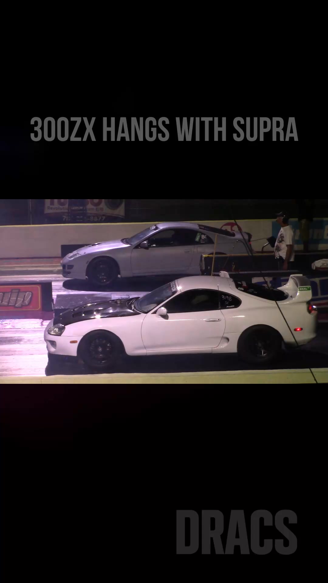 Toyota Supra vs Nissan 300ZX Drag Race