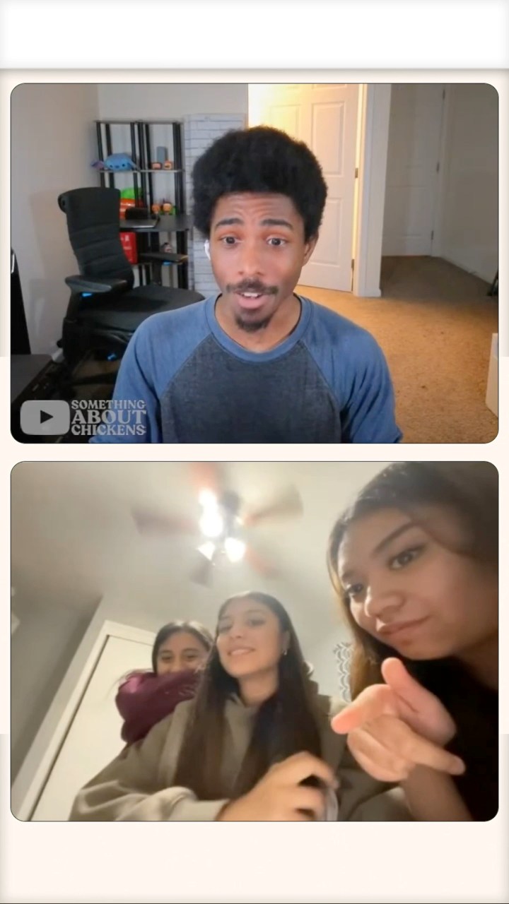 That CAUGHT ME OFF GUARD on OMEGLE | Something About Chickens | Facebook