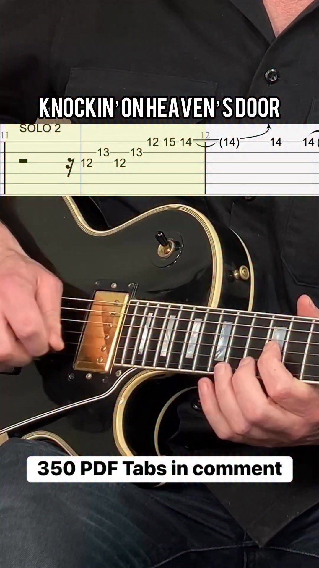 Solo 2 🎸🎼350 PDF Tabs in comment #guitartabs #learnguitar #guitarcover ...