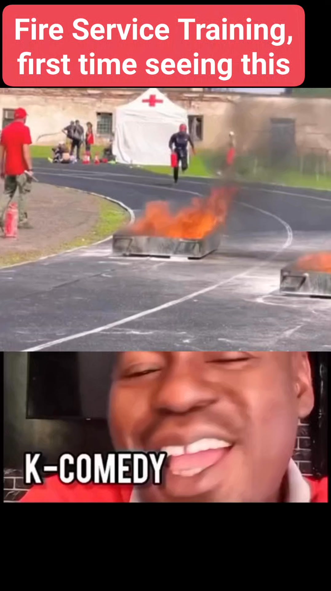 Fire Service Training, first time seeing this | K-Comedy | Facebook