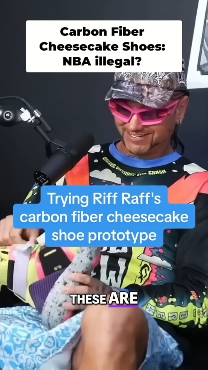 BRADLEY MARTYN TRYiNG RiFF RAFF'S CARBON FiBER SHOES ... 🔥🔥 | Riff Raff ...