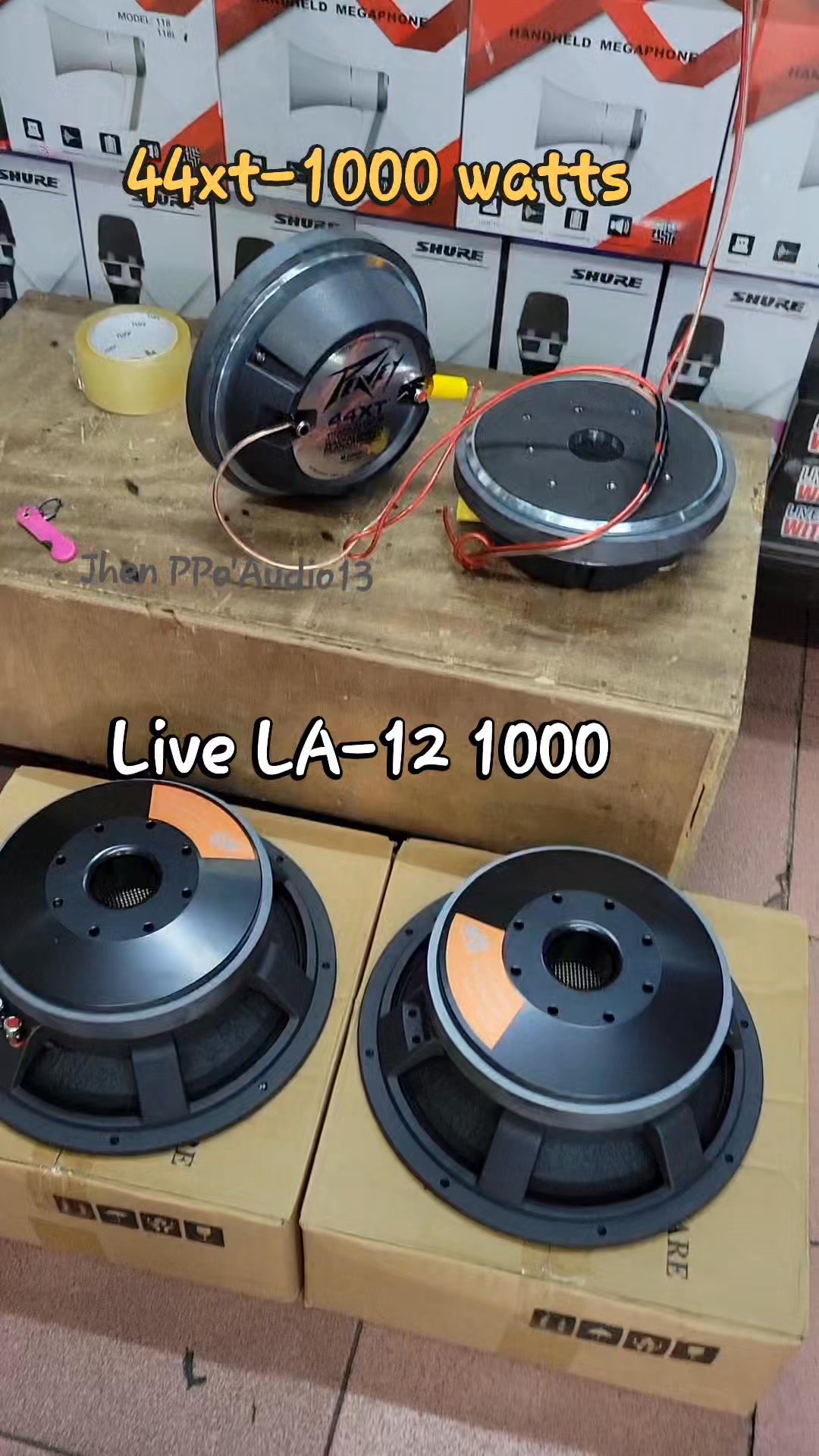LA12 1000 for mid & 44xt 1000 compression driver for tweeter # ...
