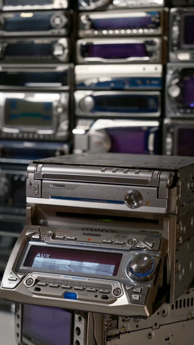 Kenwood VZ-5000 & DPX-8050MD Vintage Japanese car audio from the