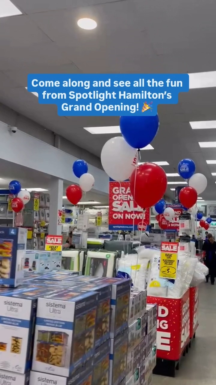 GRAND OPENING at Spotlight Hamilton today! 🎉 We’ve officially opened ...