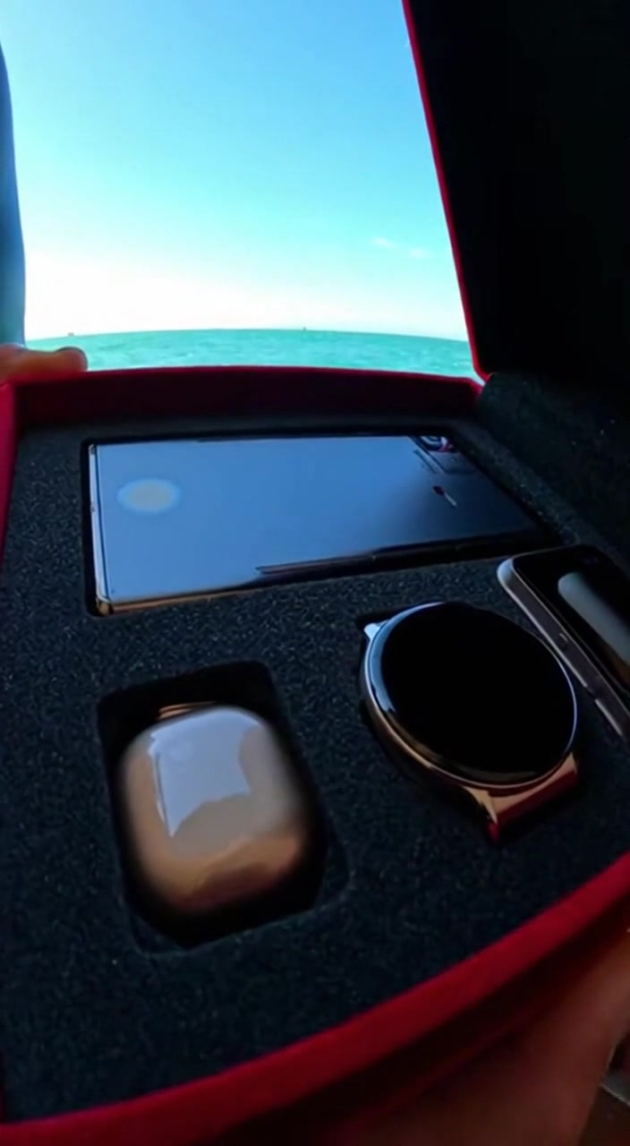 A lost container 📦 Brand-new tech inside 📱 The ocean hides secrets 😳🌊# ...