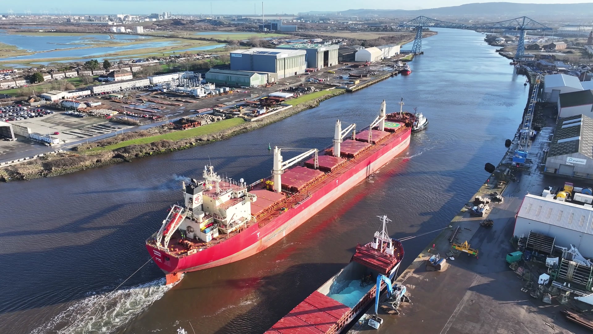 Here's some footage of the impressive 200-metre laker vessel the ...
