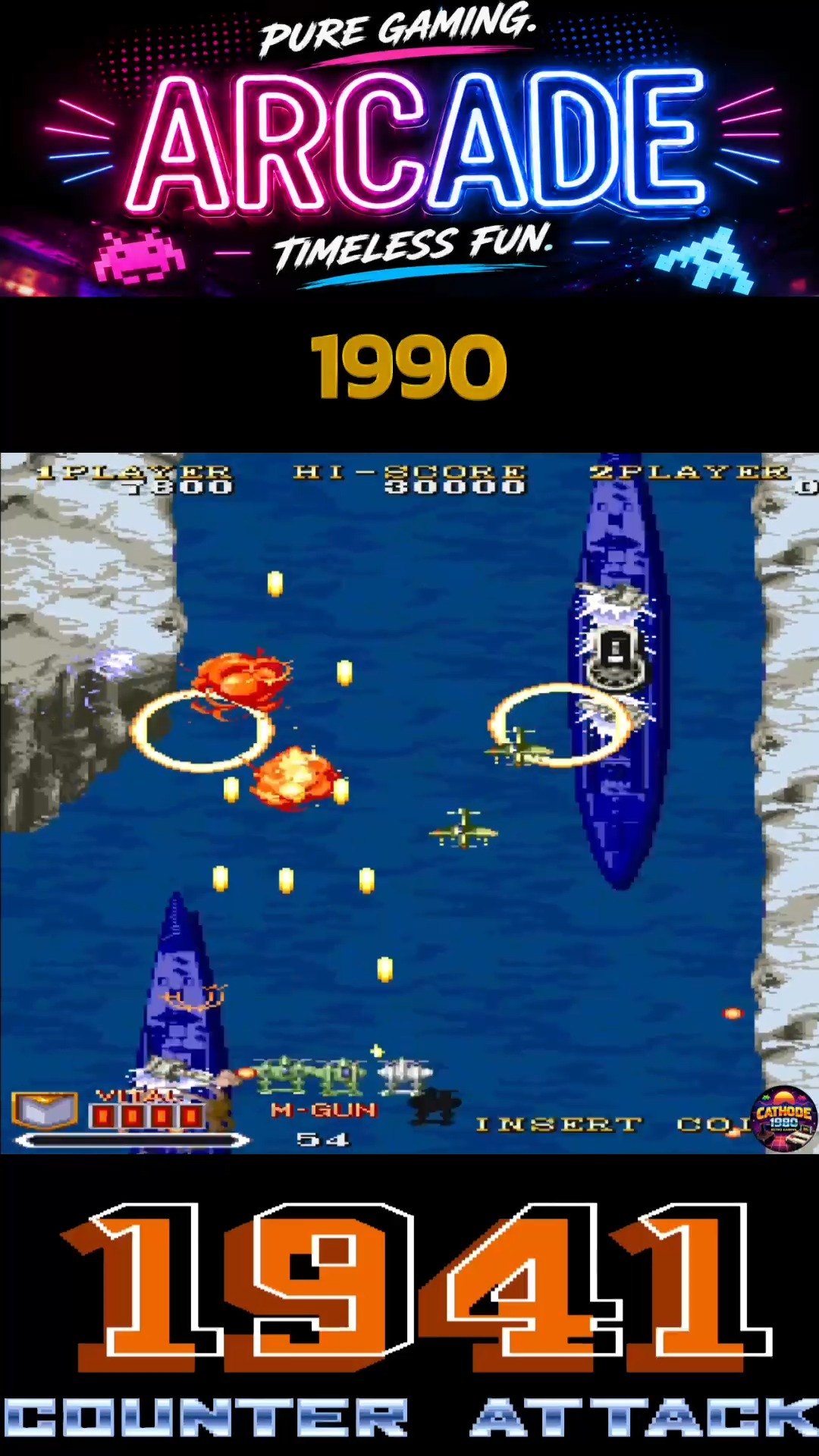 ✈️💥 1941: Counter Attack Arcade – 1990! Take to the skies with